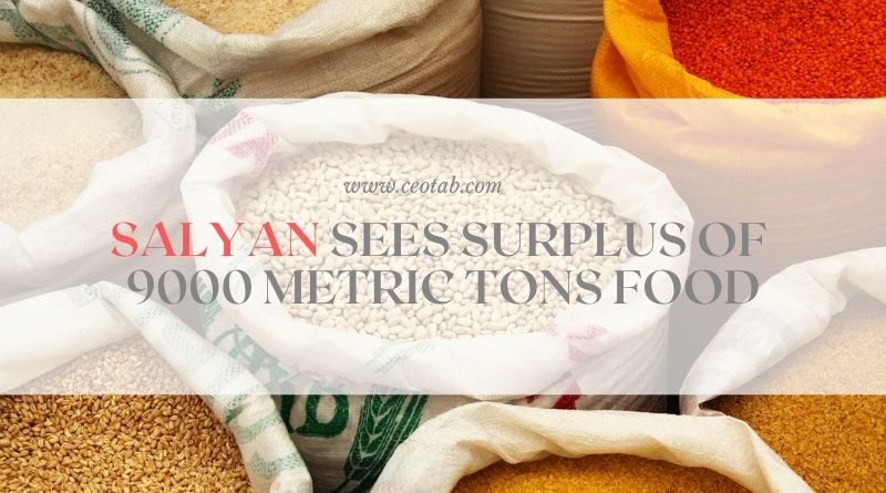 Salyan sees surplus of 9000 metric tons food