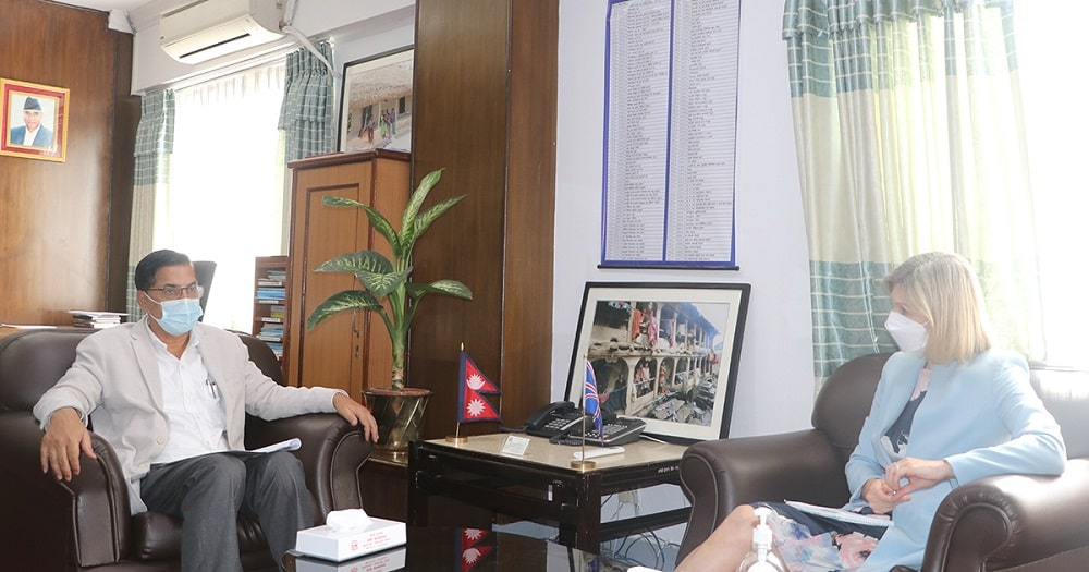 British envoy calls on Fin Minister; discusses on various issues