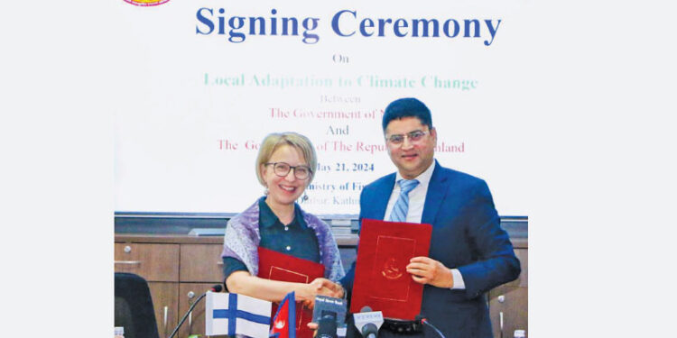 Finland to provide Rs. 1.87 billion for local adaptation to climate change project