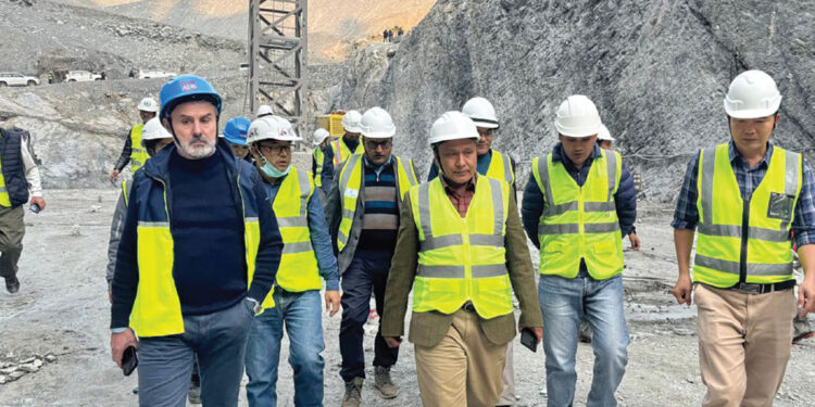 ADB Representatives, NEA Inspect Tanahun Hydro