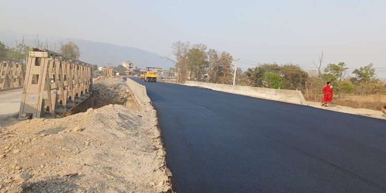 50 Kilometers of Narayangadh-Butwal Road Paved in Eastern Section