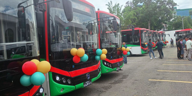 Electric Buses Begin Operation Within Kathmandu Ring Road