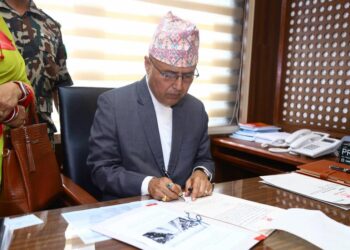 Rameshwor Khanal Assumes Office as Finance Minister, Forms Taskforce for Budget Prioritization